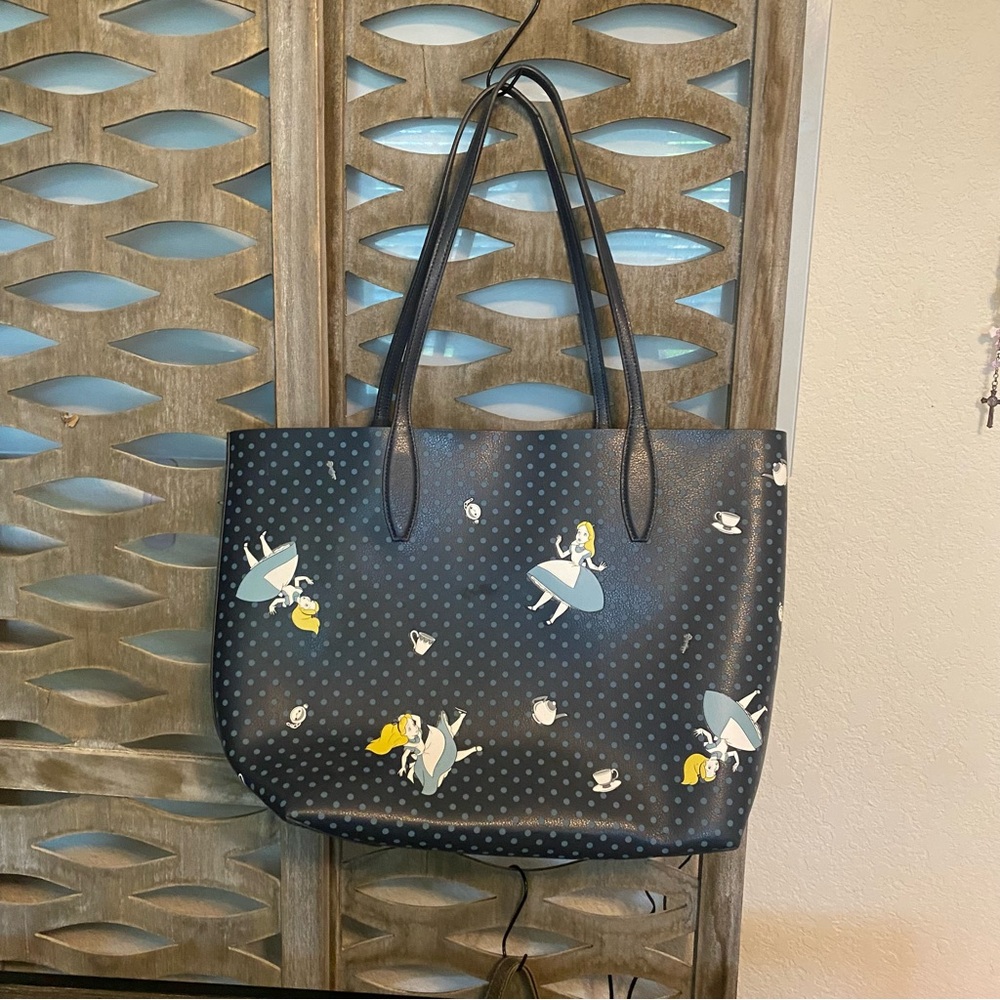 Kate Spade blue and White Tote Bag